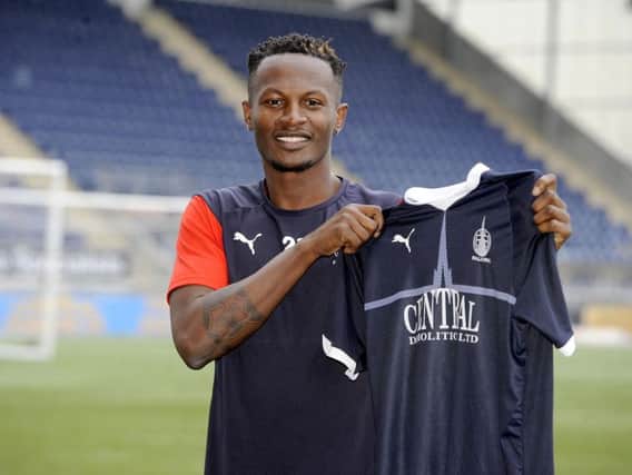 Abdul Osman will be able to play for the Bairns when he returns to Firhill this weekend (Pic: Michael Gillen)