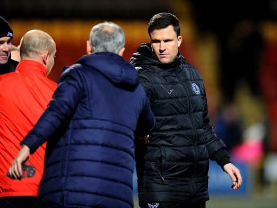 Ray McKinnon and Gary Caldwell gave their assessments. Picture Michael Gillen.