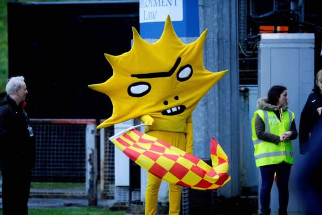 Kingsley welcomed the teams to The Energy Check Stadium at Firhill. Picture Michael Gillen.