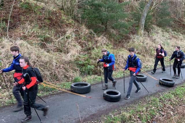 In training...Bathgate Academy pupils are preparing for their expedition in April, which will cost The Polar Academy Â£170,000. When Craig returns, he will start working with young people on the Isle of Lewis and Isle of Harris and his fundraising mission will start all over again.