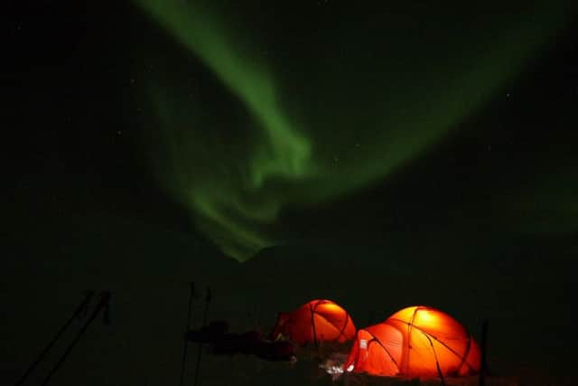 Sleeping under the stars, pupils who undertake the Greenland expeditions with Craig gain a lot of life experience which boosts their confidence...they also enjoy views like this of the aurora borealis.