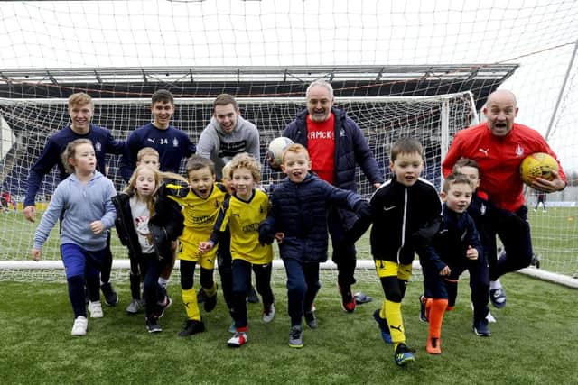 Junior Bairns coaching day. Pictures Michael Gillen.