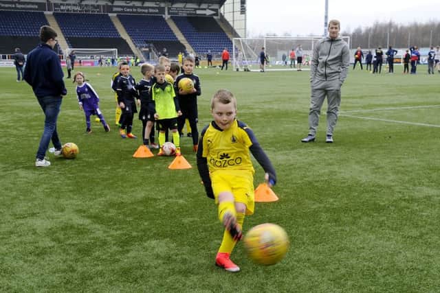 Junior Bairns coaching day. Pictures Michael Gillen.
