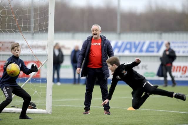 Junior Bairns coaching day. Pictures Michael Gillen.