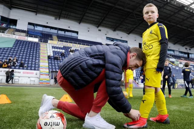 Junior Bairns coaching day. Pictures Michael Gillen.