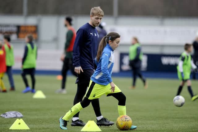 Junior Bairns coaching day. Pictures Michael Gillen.