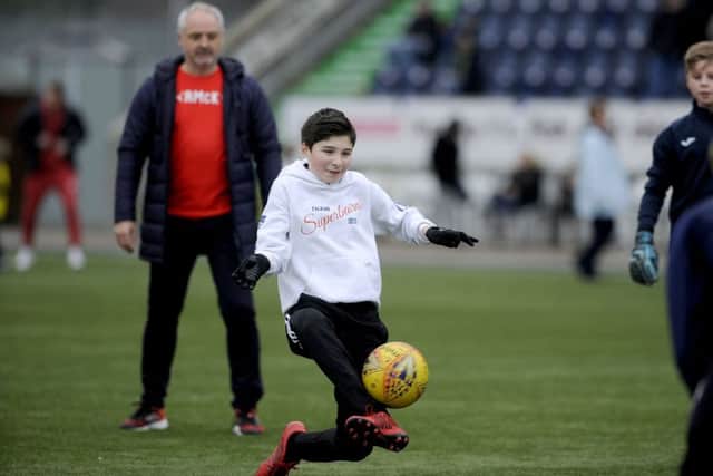 Junior Bairns coaching day. Pictures Michael Gillen.