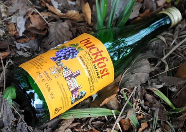 John McMillan launched a bottle of Buckfast at his mothers head