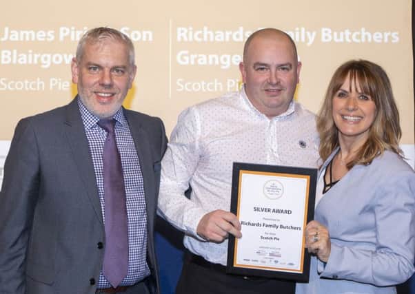 The Richards team receive their silver award for their exemplary Scotch Pie - maybe it will be gold next time.