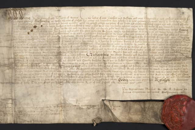 Charting history...This gift from Mary helped save the University of Glasgow in the 1600s.
(Pic: University of Glasgow)