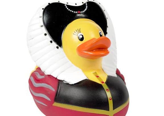 Mary's iconography is so recognisable that this rubber duck, sold by the National Gallery, is clearly identifiable as depicting the Scottish monarch.
(Pic: The National Gallery)