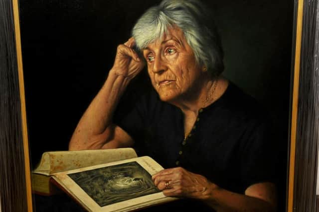 James McDonald's portrait of his mum, Mary.