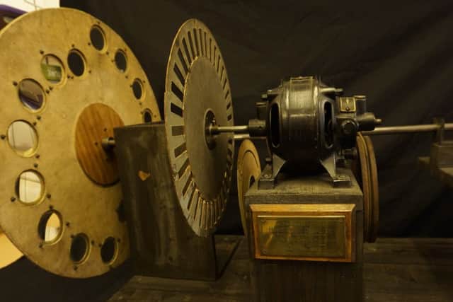 Transmitter apparatus...was presented to Hart Radio by John Logie Baird and is now part of the museum's collection.