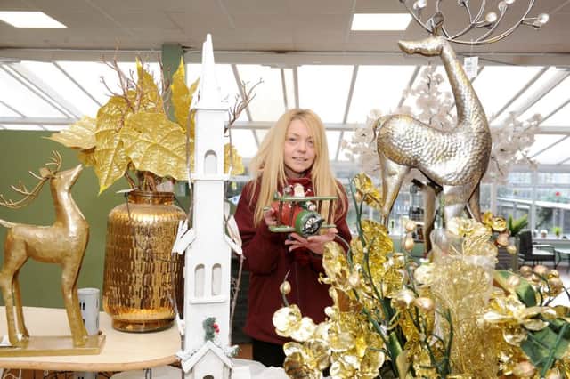 Torwood Garden Centre's Christmas gift buyer, Sandra Crawford