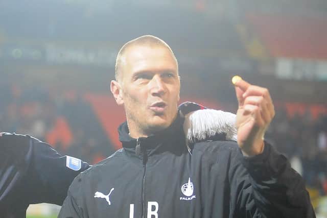 Bullen, who later became an assistant coach at Falkirk (pictured), played 41 times for the Bairns from 2008 to 2011.He has had a coaching role at Sheffield Wednesday since leaving Falkirk in 2011.
