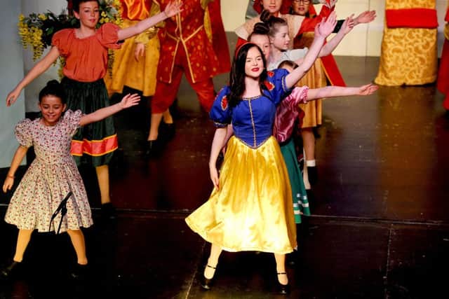 Children's Theatre Bo'ness production of Snow White and the Seven Dwarfs at Bo'ness Town Hall.