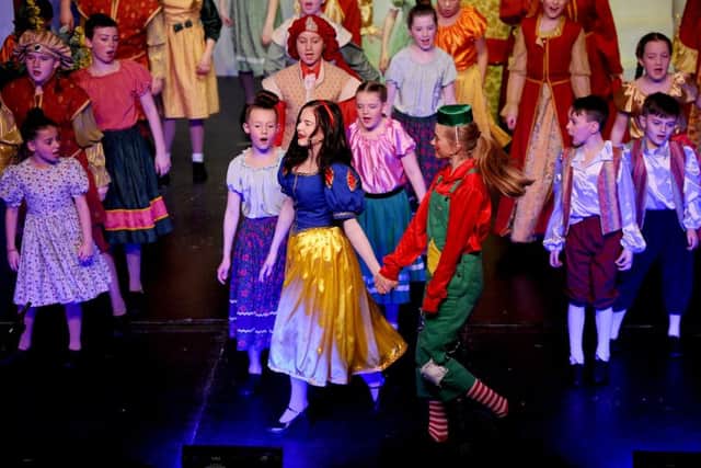 Children's Theatre Bo'ness production of Snow White and the Seven Dwarfs at Bo'ness Town Hall.