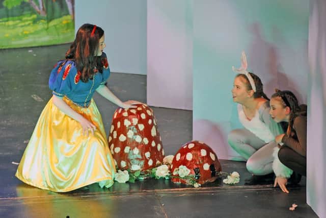 Children's Theatre Bo'ness production of Snow White and the Seven Dwarfs at Bo'ness Town Hall.