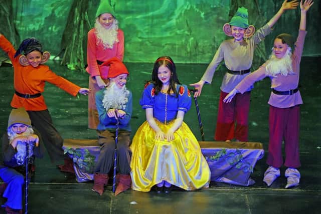 Children's Theatre Bo'ness production of Snow White and the Seven Dwarfs at Bo'ness Town Hall.