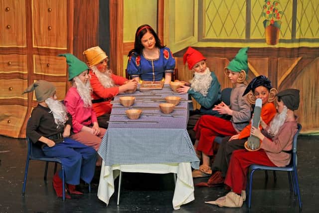 Children's Theatre Bo'ness production of Snow White and the Seven Dwarfs at Bo'ness Town Hall.