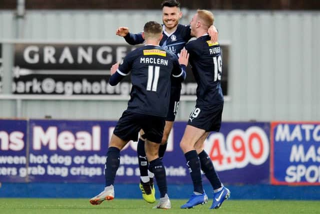 McShane had the last laugh with a freak goal ten minutes into the second half to rescue a point for the Bairns. Picture Michael Gillen.