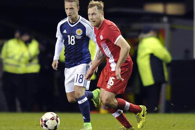 Arfield is now playing forRangers whom he joined last summer after leaving Burnley. The 30-year-old playmaker made 108 appearances for Falkirk between 2007 and 2010.