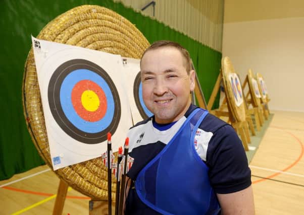Going for gold...Martin Strang will be competing at the British and World Transplant Games this year in honour of his transplant donor Toby Hart. (Pic: Michael Gillen)