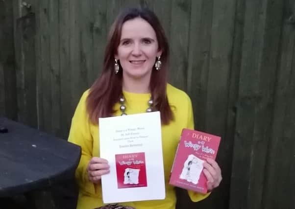 Falkirk teacher Kirsty Crommie with her 'Diary o a Wimpy Wean' teaching resources.