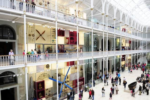 Grand gallery...the National Museum of Scotland in Edinburgh offers something for all ages, be they five or 95 years old. And these days visitors venture much further than the ground floor.