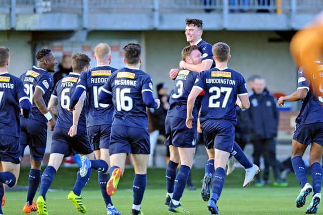 Falkirk won 2-1 at Alloa. Picture: Michael Gillen.