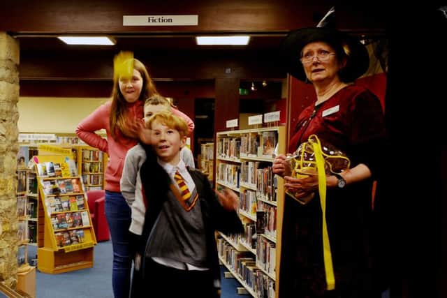 Harry Potter party night at Bo'ness Library to mark Harry Potter Book Night.