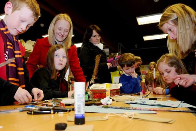 Harry Potter party night at Bo'ness Library to mark Harry Potter Book Night.