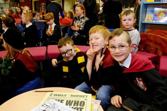 Harry Potter party night at Bo'ness Library to mark Harry Potter Book Night.