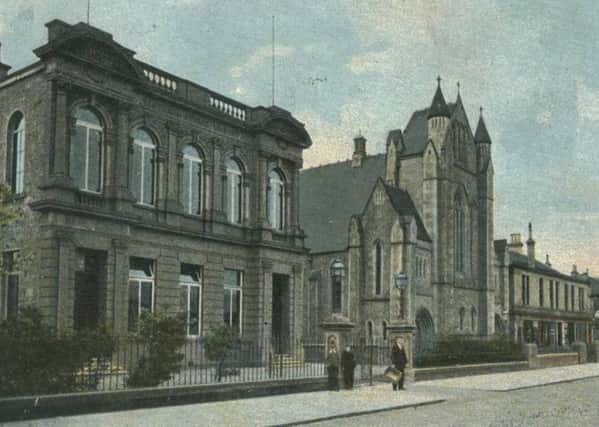Grangemout Library around the time of its opening