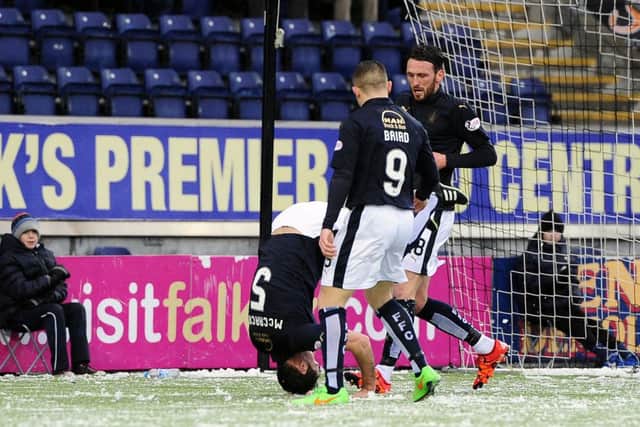 Falkirk drew 2-2 with Raith Rovers on this day in 2016. Picture Michael Gillen