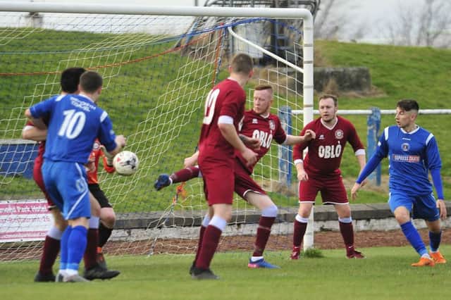 Bo'ness ran riot against Eyemouth. Picture: Alan Murray.
