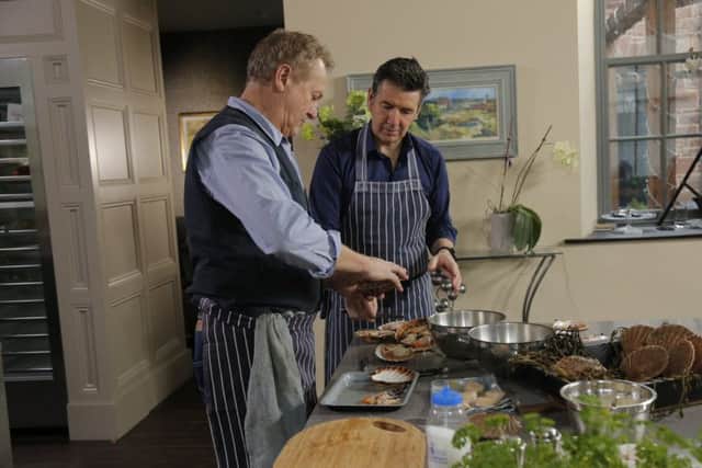 Nick Nairn and Dougie Vipond are celebrating the best food Scotland has to offer in a brand new eight part series, The Great Food Guys. Each week theyll focus on a different food theme. Their mission is to raise awareness of the great natural larder on our doorstep and encourage everyone to try cooking it for themselves. First episode: Tuesday, February 26.