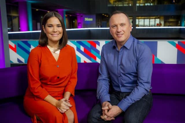 The Nine, which will be anchored by Rebecca Curran and Martin Geissler, is the channels flagship news programme, bringing Scottish, UK and international news to audiences across Scotland. It will be in an hour-long 9pm slot, every week night. First episode: Monday, February 25.