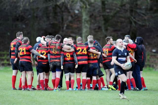 Grangemouth 6 Strathmore 43. Pictures: Michael Gillen.