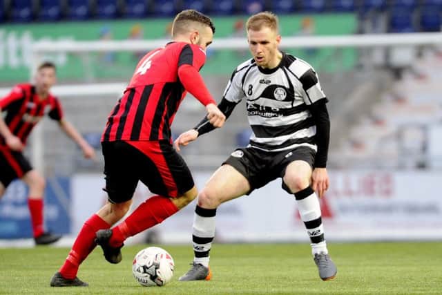 East Stirlingshire 2 Dalbeattie Star 0; Pics by Alan Murray