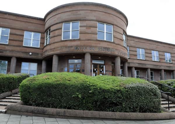Three men appeared at Falkirk Sheriff Court this week charged with being in possession of offensive weapons and controlled drugs