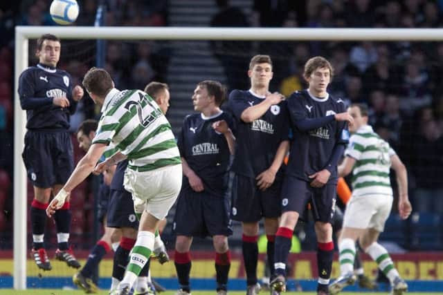The Scottish Communities League Cup Semi Final, Falkirk v Celtic.