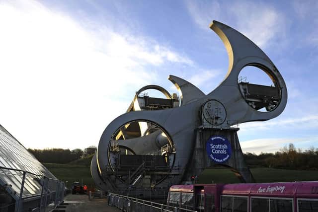 Visitors have a one-off chance to tour around the inside of The Falkirk Wheel this weekend