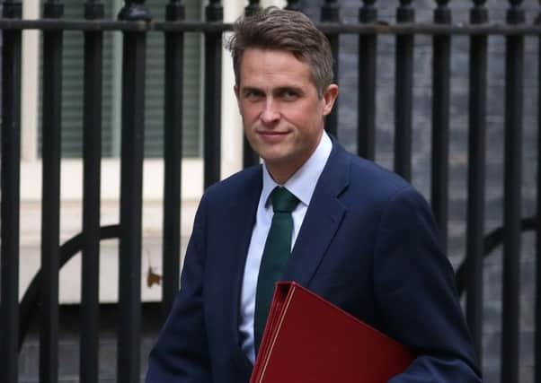 Defence Secretary Gavin Williamson.