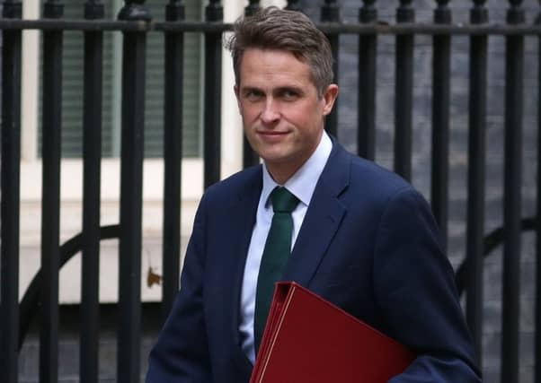 Defence Secretary Gavin Williamson.