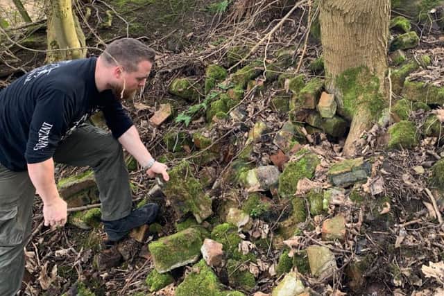 Just another pile of old bricks - or something more interesting?  Jamie Biddulph is on the trail of Falkirk's secret wartime bunkers.