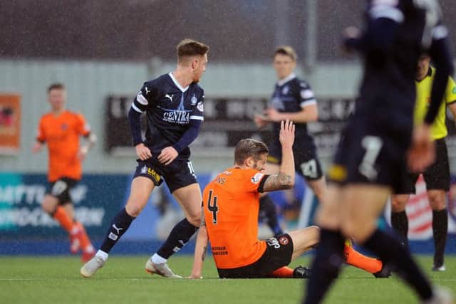 Frederic Frans went off injured after challenge with Davis Keillor Dunn.