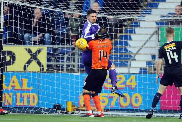 Falkirk 1 Dundee United 1. Pictures: Michael Gillen.