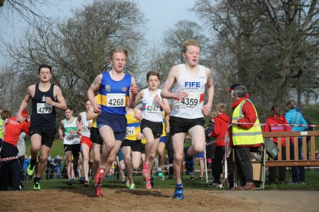 Lindsays National XC Championships, under-15s races. Pictures by Alan Murray.