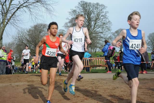 Lindsays National XC Championships, under-15s races. Pictures by Alan Murray.
